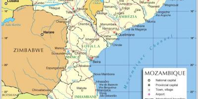 Maputo मोजाम्बिक नक्शा