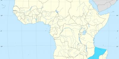मोजाम्बिक चैनल अफ्रीका नक्शा